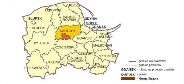 Urzędowy Województwa Pomorskiego 12 Poz. 2297 2.4. Miejscowy plan zagospodarowania przestrzennego studium uwarunkowań i zagospodarowania przestrzennego Gminy Stężyca.