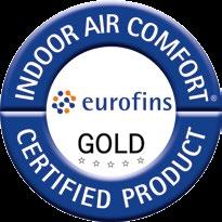 Produkty Knauf Insulation posiadają prestiżowy certyfikat Indoor Air Comfort Gold Standard przyznawany przez międzynarodową grupę laboratoriów Eurofins, stanowiący gwarancję jakości powietrza