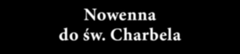 Nowenna do św. Charbela - PDF Free Download