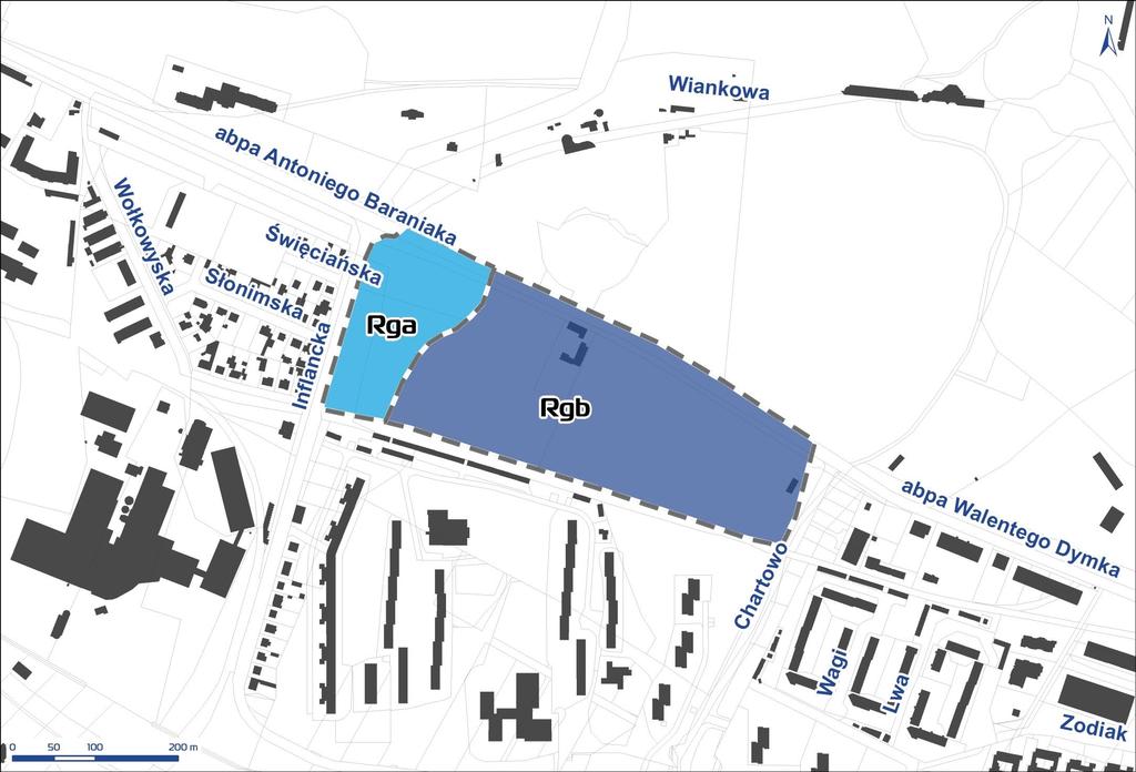 Projekt mpzp podział granicy mpzp na 2 części Powód podziału projektu mpzp: wnioski Rady Osiedla Chartowo oraz Spółdzielni Mieszkaniowej Osiedle Młodych w Poznaniu o przyspieszenie procedowania