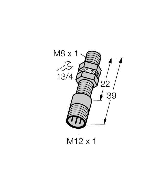 ATEX kategoria II 1 G, strefa Ex 0 ATEX kategoria II 1 D, strefa Ex 20 SIL2 zgodny z IEC 61508 Obudowa cylindryczna gwintowana M8x1 Stal nierdzewna 1.4427 SO 2-przewodowy DC, nom. 8.