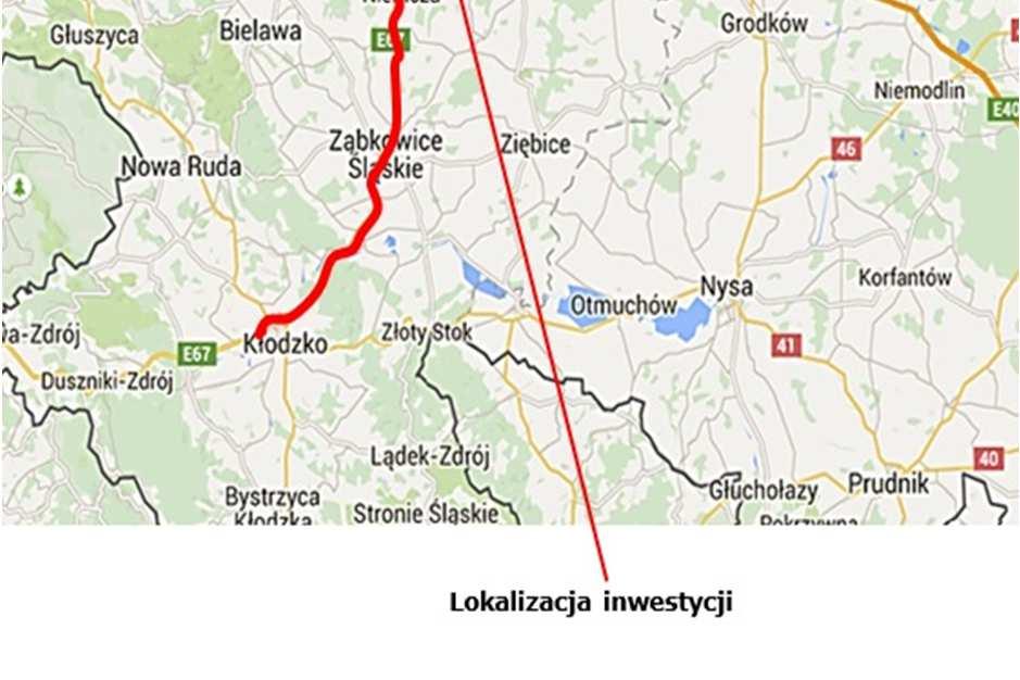 Długość po obecnej trasie istniejącej DK8 to 80,29 km.