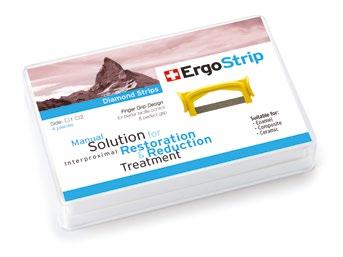 ErgoStrip ErgoStrip paski do jedno- lub obustronnej ręcznej redukcji szkliwa na powierzchniach stycznych oraz do polerowania zębów/wypełnień.