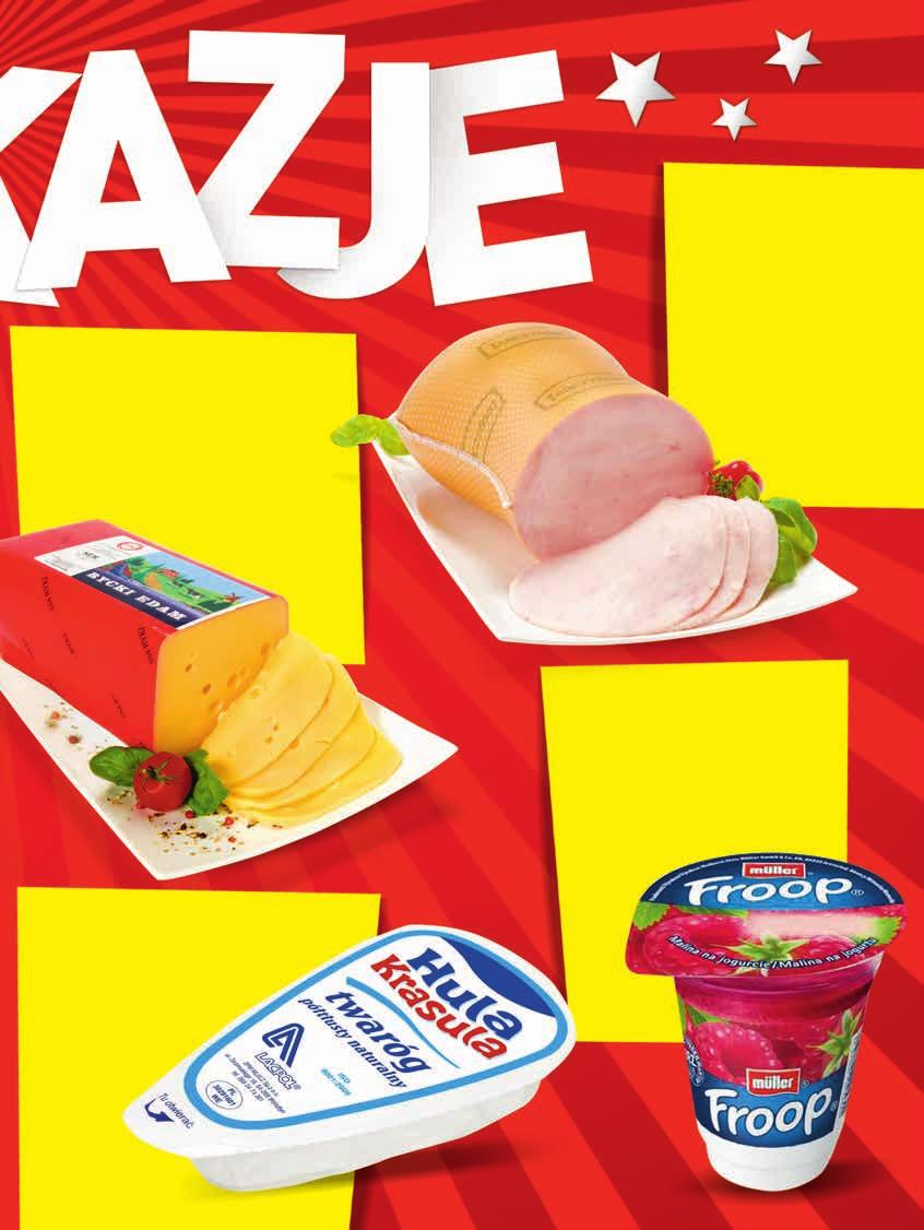 9 zł 9 zł 18 99 27,99 SER ŻÓŁTY EDAM RYCKI RYKI 19 99 28,99 KURCZAK GOTOWANY TARCZYŃSKI 24% JOGURT FROOP