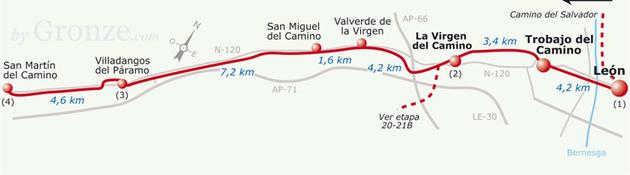 Etap 20 Leon - San Martin del Camino (27.