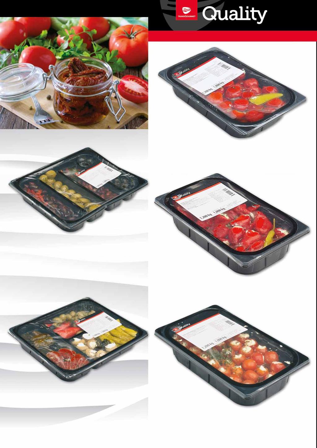 ANTIPASTI PAPRYKA CZEREŚNIOWA NADZIEWANA SERKIEM TWAROGOWYM 1,2 KG 68465137 8293 MIX OLIWEK EXOTICA 1,4 KG 69111912 8281 PIKANTNA PAPRYKA NADZIEWANA SERKIEM