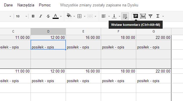 Teraz możesz coś napisać, np. zgaga po posiłku lub uczucie pełności lub niedosyt itd.