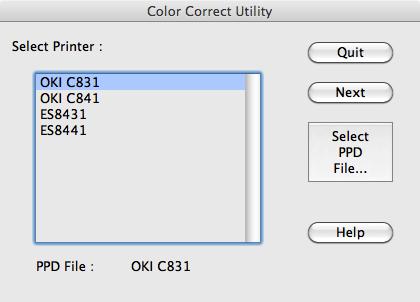 Dostosowywanie kolorów za pomocą programu narzędziowego Color Correct System Mac OS X 14 Kliknij przycisk [Print Palette] i sprawdź, czy wyregulowany kolor jest bliżej koloru docelowego.