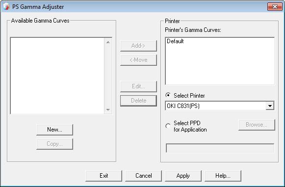 Dostosowywanie kolorów za pomocą programu narzędziowego PS Gamma Adjuster Dostosowywanie kolorów za pomocą programu narzędziowego PS Gamma Adjuster W tej części opisano program narzędziowy PS Gamma