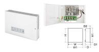 3A/13,8VD, tamper: 1xN, 17Ah UVP) PSD 12V/4A/4x1A zasilacz impulsowy do TV (235x172x58, UZAS=8,5 26,4VA; UWY=12,0 15,0VD, 1x regulacja,4x1a bezp.