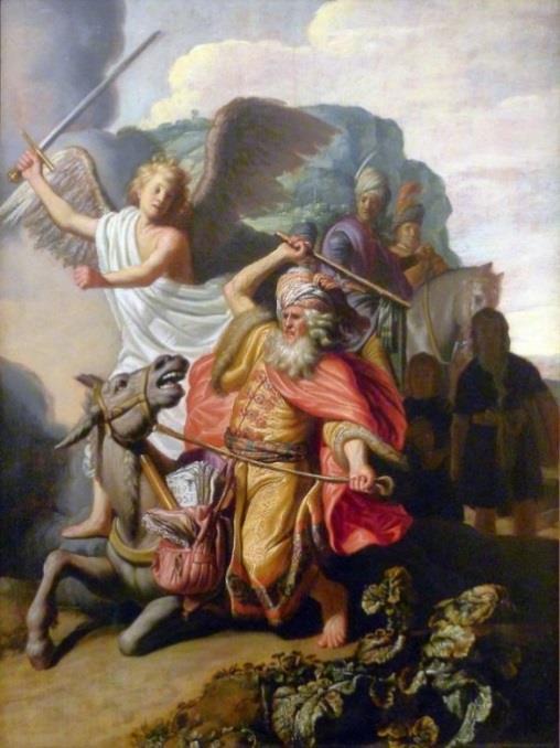 Rembrandt Harmenszoon van Rjn, Oślica Balaama. Źródło: Wikimedia Commons/Public Domain, z dn. 21.01.2017.