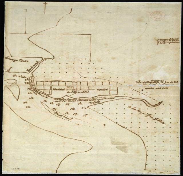 do nowej stolicy 56. 8 września 1791 r. doszło do spotkania, w którym udział wzięli m.in. Thomas Jefferson i James Madison.