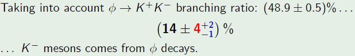 Trivial correlations reconstruction of φ(1020) ->