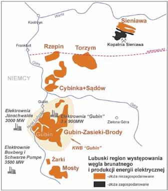 50 PRZEGLĄD GÓRNICZY 2014 Całkowite zasoby geologiczne węgla brunatnego ocenia się tutaj na 1 965 706, w tym zasoby prognostyczne kat D 2 o charakterze bilansowym, które rozpoznano w trzech polach,