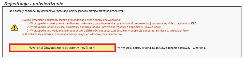 Po wypełnieniu formularza klikamy przycisk Zatwierdź. Przycisk Wyczyść kasuje wszystkie wprowadzone w formularzu dane. Następnie należy postępować zgodnie z informacjami pojawiającymi się na ekranie.