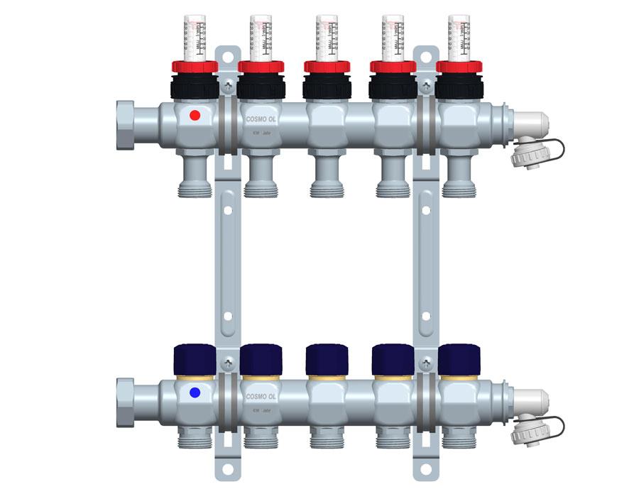 fot. Rettig Heating Dodatkowo rozstaw króćców 50 mm umożliwia swobodne podłączanie wężownic oraz montaż osprzętu regulacyjnego.