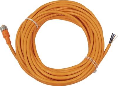 4-stykowy, długość 5 m M12-PVC / 4- m Kabel PCW,