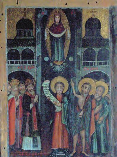 110 Jaroslav Popovec staroslovanského prekladu do slovenského znie: 1. august 1652, cez veľmi hriešneho služobníka Božieho Pavla, maliara mušinského. Jedlinka je od Muszyny vzdialená asi 60 km.