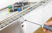 Wkrętaki Zestaw mieszany 6 wkrętaków PROTWIST INOX Wysoka oporność narzęzi ze stali nierzewnej na korozję zapewniająca im wyższą trwałość w miejscach o ułatwionym powstawaniu rzy.