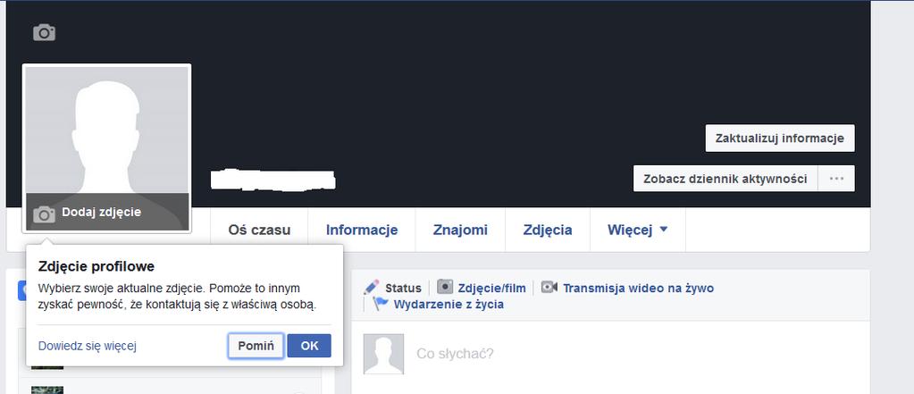 [16/59] Facebook pierwsze kroki Ostatnia opcja umożliwia wyłączenie możliwości wyszukiwania naszego profilu na wyszukiwarkach internetowych typu Google.