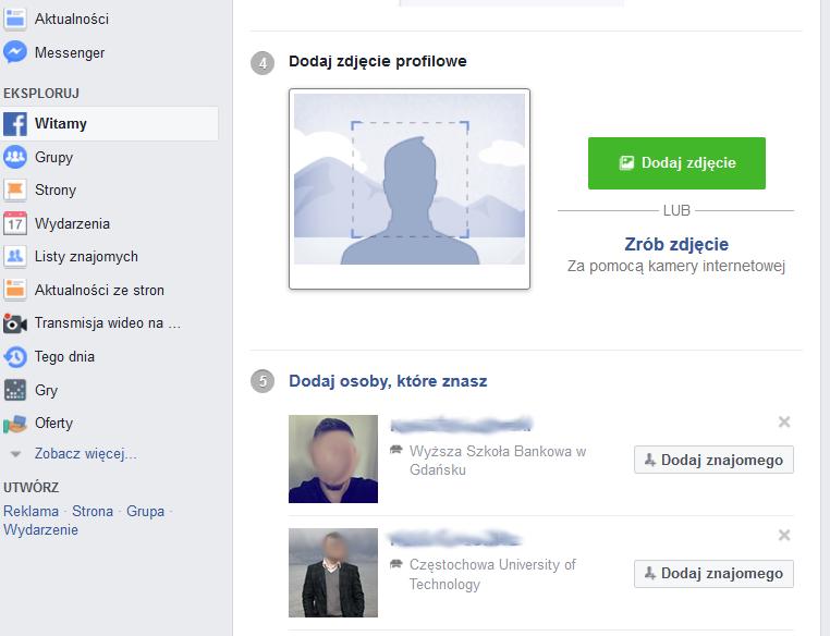 [25/59] Facebook pierwsze kroki Rys.