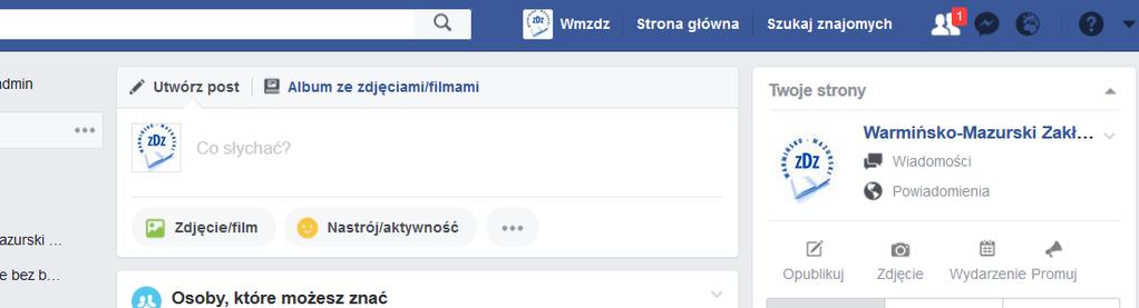 zaraz po wysłaniu zaproszenia. Rys.