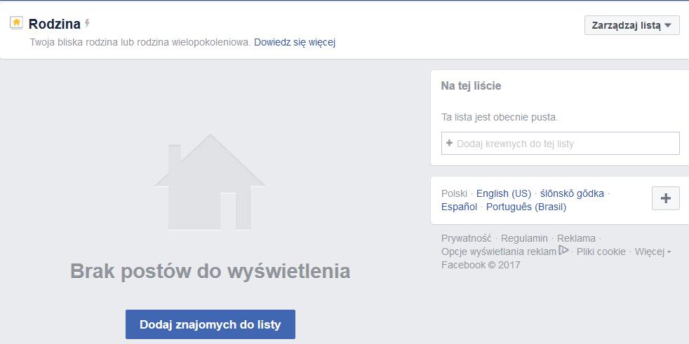 [38/59] Facebook pierwsze kroki Jeśli chcemy dodać jedną lub więcej osób do listy wybieramy Dodaj znajomych do listy. Rys.