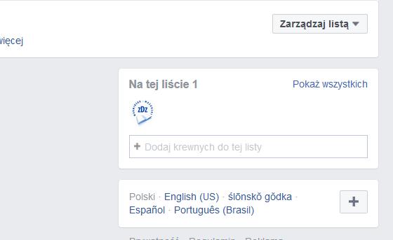wybrać Pokaż wszystkich z prawego panelu Na tej liście