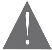 Znak błyskawicy wewnątrz trójkąta równobocznego oznacza obecność niebezpiecznego napięcia, znajdującego się pod obudową urządzenia. Może ono stanowić zagrożenie dla zdrowia i życia użytkownika.