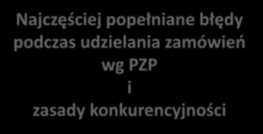 Najczęściej popełniane błędy podczas