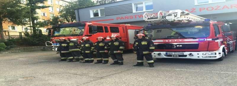 Braniewscy strażacy uczcili godzinę W IKAT Gazeta Braniewska Nr 32, 12-18.08.