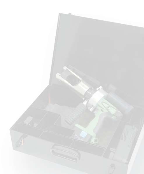 Asortymenty głowic hydraulicznych Asortyment głowic otwieranych Nowość Asortyment głowic C Zestaw elektrohydrauliczny do zaciskania Głowica zaciskowa obracana o 180, szybko otwierana, ręczny powrót