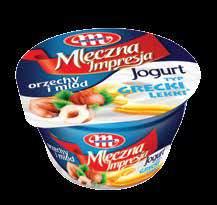 Jogurty Yoghurts / Йогурты Jogurt Mleczna Impresja ananas i kokos 150 g Pineapple and coconut yoghurt 150 g Йогурт ананас и кокос 150 г 5900512990767 5900512991863 04031093 Jogurty typu greckiego o