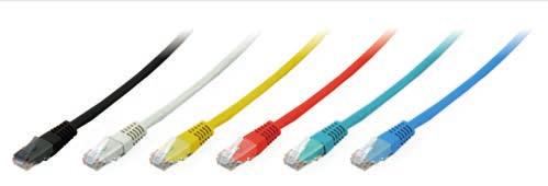 6, LSZH, wtyk RJ45 zaciskany Charakterystyka : Charakterystyka : ź Typ wtyku: RJ45 nieekranowany ź Standard rozszycia: T568B ź Kabel: U/UTP kat.