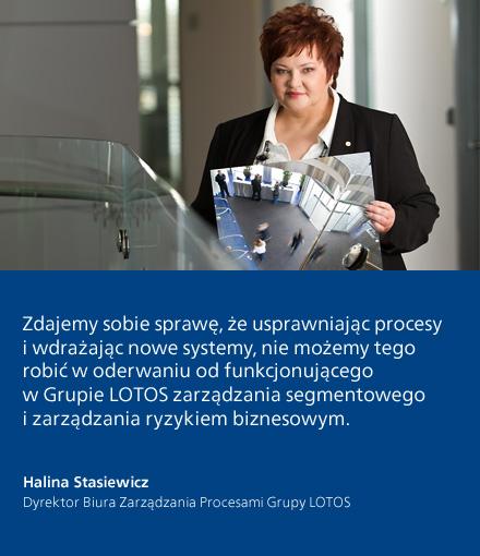 LOTOS Raport Roczny 20 / Ład korporacyjny / Systemy zarządzania Systemy zarządzania W celu ujednolicenia standardów zarządczych i zachowań w grupie kapitałowej przyjęto skodyfikowane normy