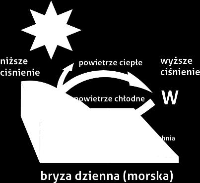 powietrze - bryza nocna czyli lądowa wieje w sposób