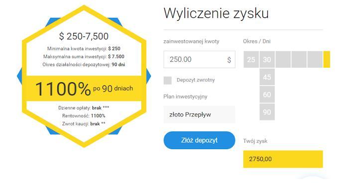 GOLD FLOW FAST COIN Przedstawiliśmy tylko 4