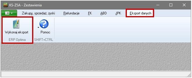 I. WSTĘP i LOKALIZACJA W module ZESTAWIENIA w ostatniej zakładce "Eksport danych" dodano możliwość generowania danych księgowych (według specyfikacji) do zewnetrznego systemu księgowego "Optima"