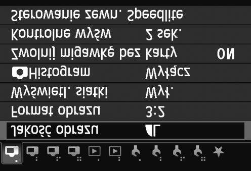 3 Obsługa menu Tryby strefy