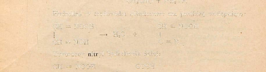 NOH + NH 2.R' = R = N R' + NH 2OH s ), a mianowicie: CH.