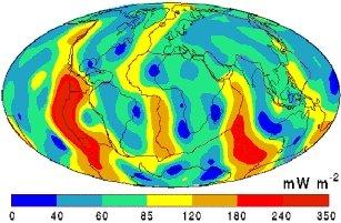 Promieniowanie Ziemi Ciepło Ziemi Ciepło produkowane przez Ziemię - około 44 TW Ciepło produkowane przez Ziemie w połowie pochodzi od rozpadów U i Th