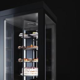 Among products that constitute this modern line there are display cabinets