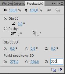 Można teraz przetestować animację, lecz tylko z użyciem samego klawisza Enter.