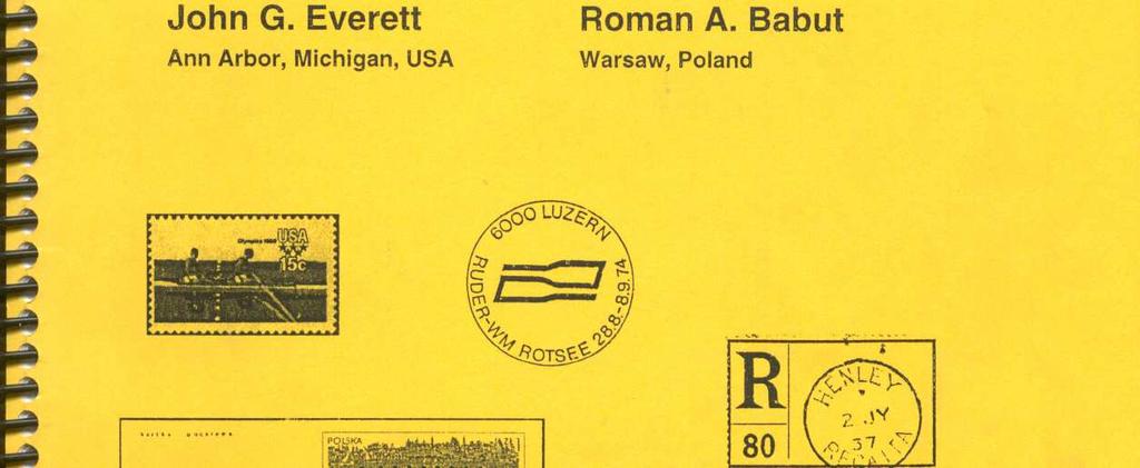 ROWING PHILATELY dr inŝ. R.