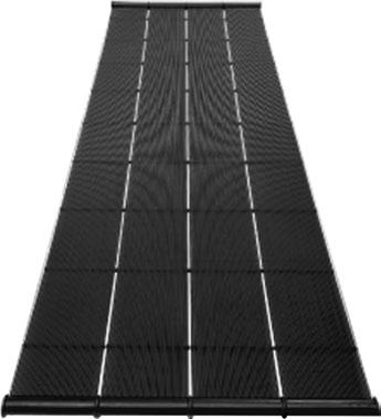 Urządzenia energii odnawialnej Systemy słoneczne Kolektor basenowy Kolektor basenowy (F = 3,5 m²) Informacje podstawowe i cechy kolektora basenowego Kolektor basenowy przystosowany do bezpośredniej