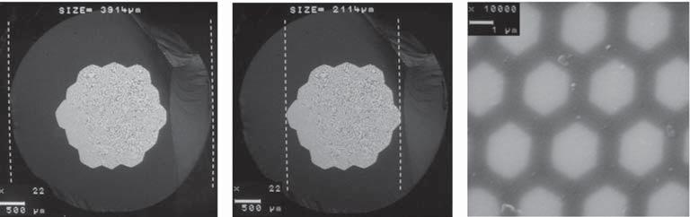 I. Kujawa, A. Filipowski, D. Pysz,... (a) (b) (c) Rys. 20. Zdjęcia SEM struktury PG-3B (D 2114 μm, P całk.
