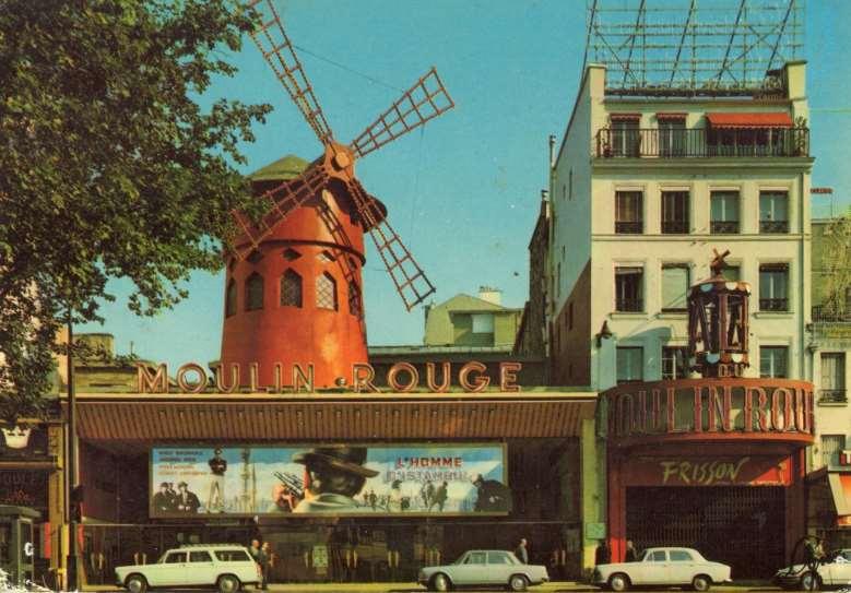 Pocztówki Moulin Rouge