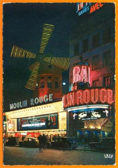 Pocztówki Moulin Rouge