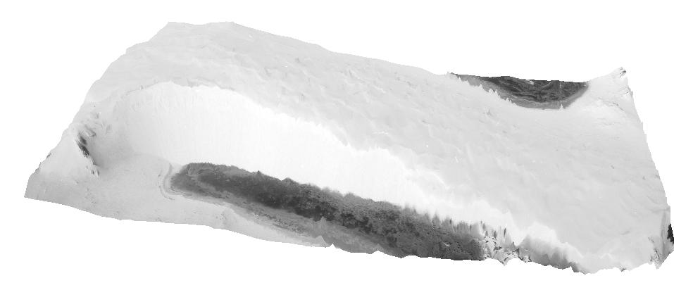Trójwymiarowe modele form wydmowych uzyskane w wyniku fotogrametrycznego przetworzenia stereopar zdjęć lotniczych Fig. 4.