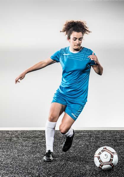 KOSZULKA MECZOWA + SPODENKI MECZOWE MATCH WOMEN nadruk uhlsport na koszulce wyhaftowane